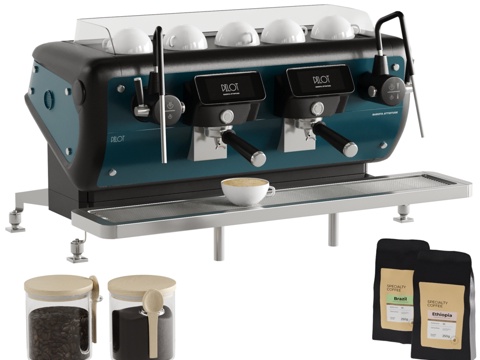  Barista Attitude Pilot 23d模型 