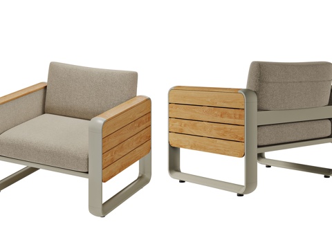  单人沙发椅子3d模型 