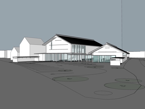 住宅建筑 别墅建筑su模型