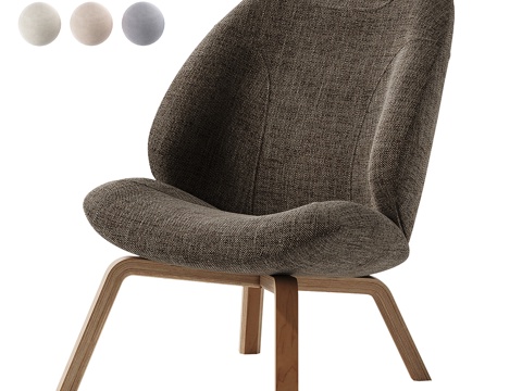  现代简约单人沙发 单人沙发 简约沙发 休闲沙发 客厅沙发3d模型 