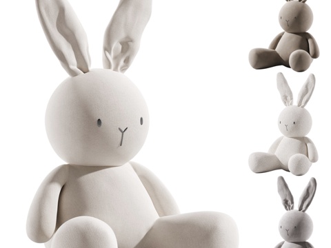  毛绒玩具3d模型 