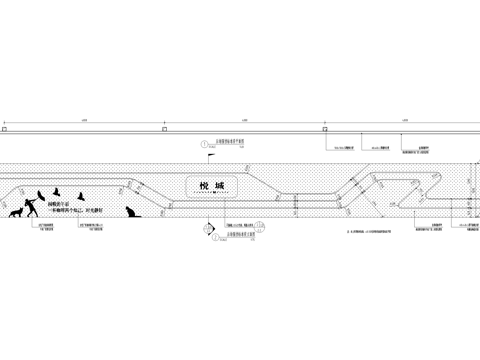 仿真绿植草坪围挡 垂直绿化墙cad施工图