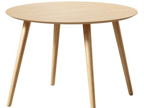  Ronda圆形餐桌3d模型 