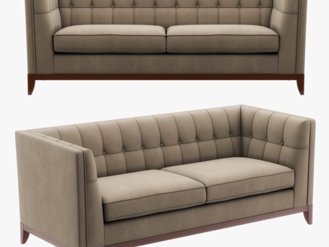  Seven Sedie 三人座沙发 Lixis3d模型 