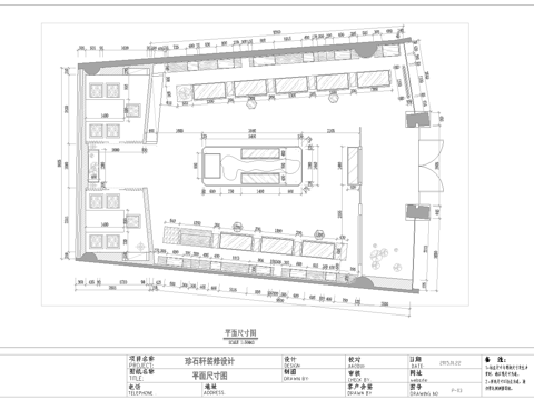 珠宝店 最新全套施工图设计cad施工图
