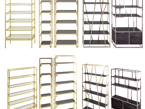  层架套装3d模型 