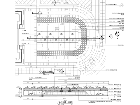 水景 喷泉 涌泉跌水叠水 泵坑排水沟 种植池cad施工图