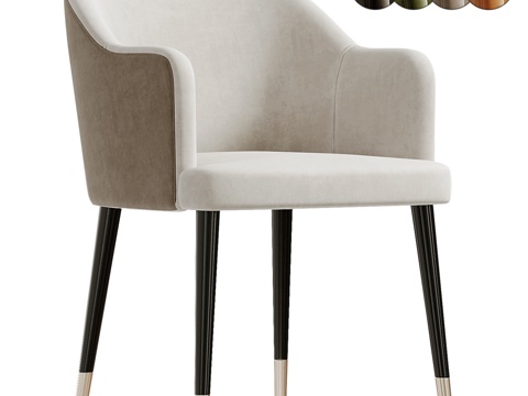  科尼舍夫灰色椅子3d模型 