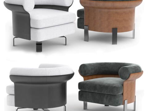  POLTRONA扶手椅&amp;休闲椅3d模型 