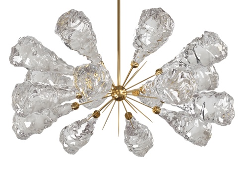  Levi Wils设计的Blossom LED椭圆星爆吊灯3d模型 