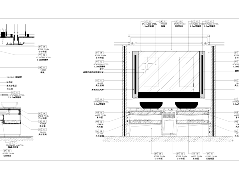 卫浴节点大样CAD施工图cad施工图