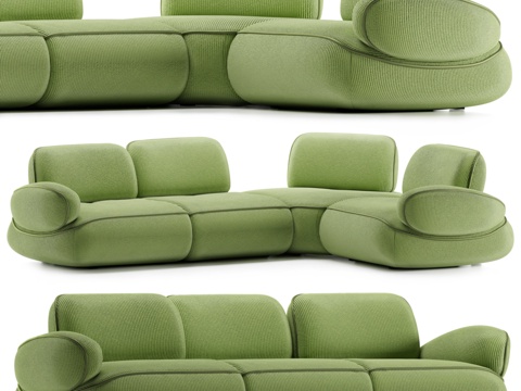  Natuzzi蜗牛沙发3d模型 