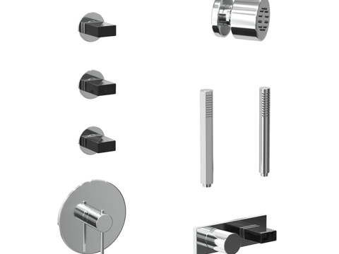  Fantini威尼斯恒温系列3d模型 