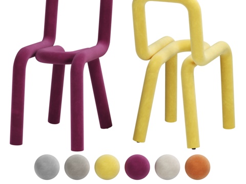  Mustache Bold座椅3d模型 