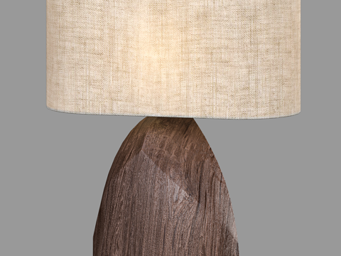  北欧简约台灯 台灯 简约台灯  书房台灯 灯3d模型 