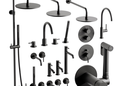  Omnires混合龙头3d模型 