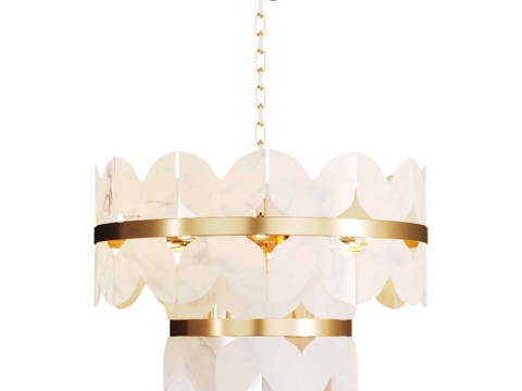  IOANNA 大理石板吊灯3d模型 