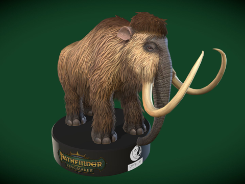  开拓者  拥王者2017乳齿象3d模型 