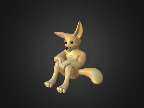  耳廓狐家伙3d模型 