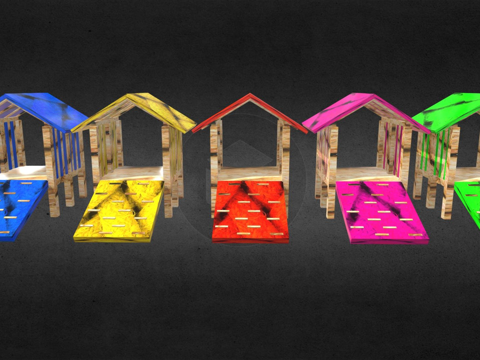  卡通之家农场模拟22动画3d模型 