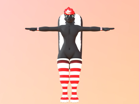  臭鼬    VTuber 虚拟形象3d模型 