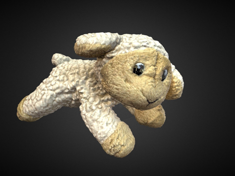  羔羊多相机扫描3d模型 