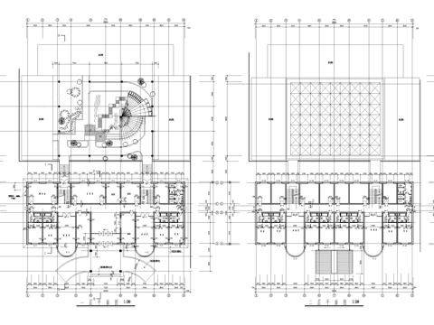 四层养老院敬老院建筑 砖混结构cad施工图