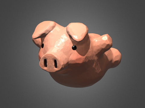  飞猪来了3d模型 