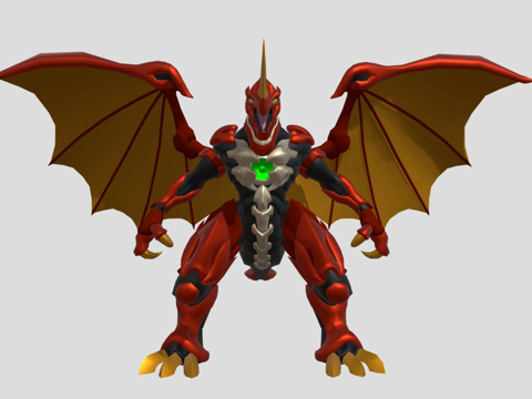  龙族机甲火神3d模型3d模型 