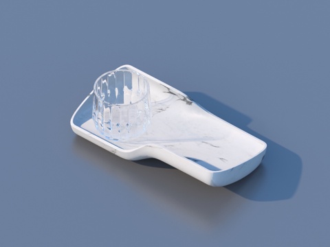  玻璃杯 生活用品 工艺摆件 艺术品3d模型 