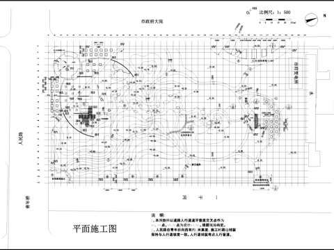 市政公园景观CAD施工图全套cad施工图