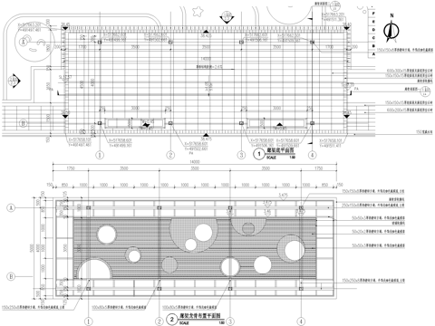 现代玻璃廊架 钢结构廊架 会客厅坐凳cad施工图