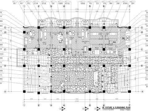 整形医院平面系统图cad施工图