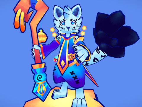  漂流星法师无帽3d模型 