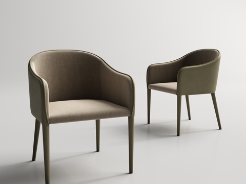  现代餐厅椅 餐椅3d模型 