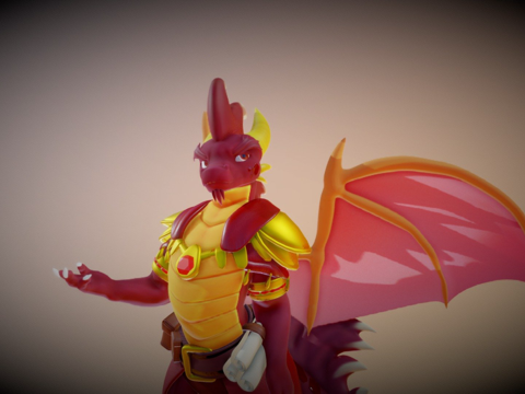  粉丝艺术 重燃三部曲 远古火焰3d模型 