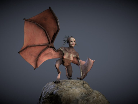  狮身人面像3d模型 