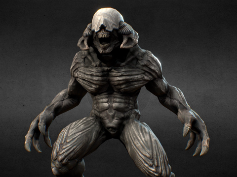  恶魔生物第一版3d模型3d模型 