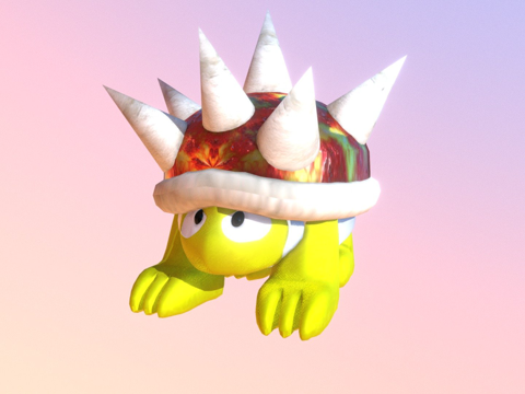  刺猬超级马里奥兄弟3d模型 