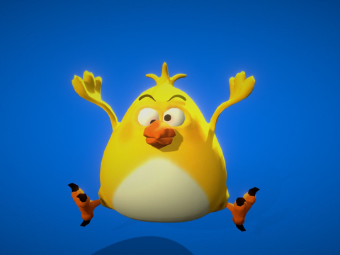  肥鸟3d模型 