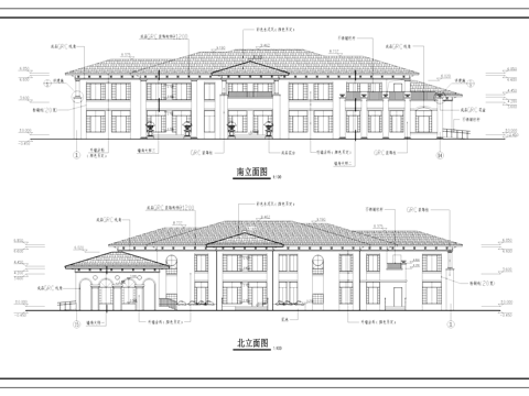 欧式风格幼儿园建筑CAD施工图cad施工图