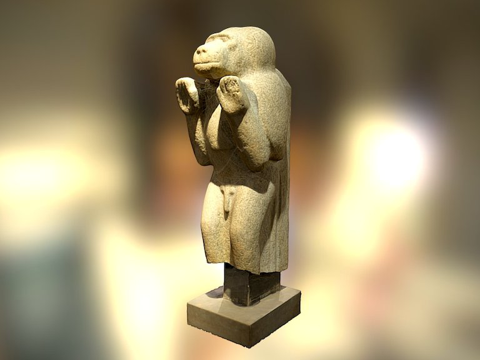  狒狒3d模型 