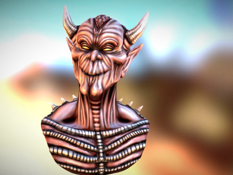  梅菲斯特3d模型 