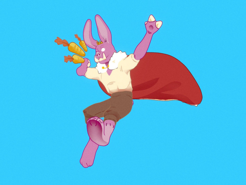  科技之刃兔子3d模型 