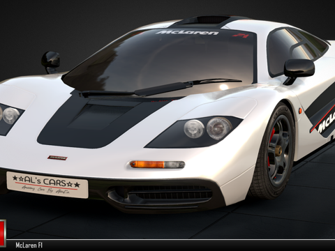  迈凯伦F1 1993由Alex.Ka制作3d模型 