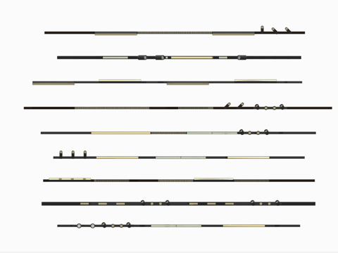 现代射灯筒灯轨道射灯合集su模型