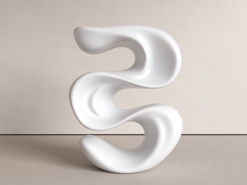 现代雕塑 景观雕塑 不锈钢雕塑 雕塑摆件 金属雕塑摆件 雕塑su模型