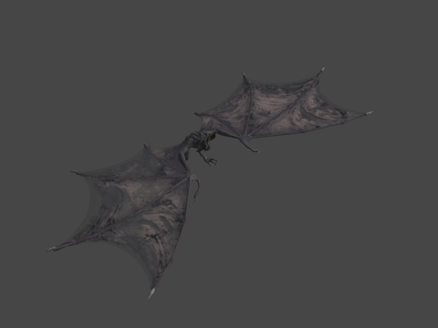  蝙蝠3d模型 