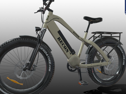  侦察游侠电动自行车3d模型 