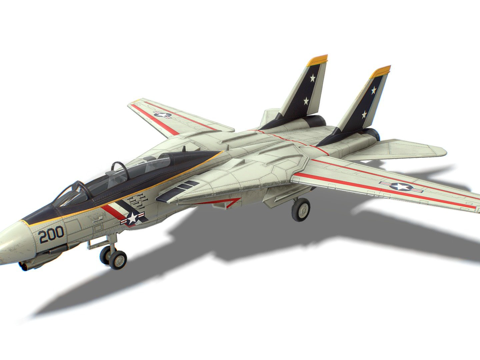  F14雄猫喷气式战斗机3d模型 